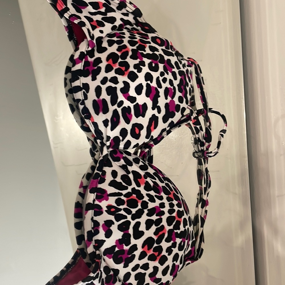 Cheetah swim suit top